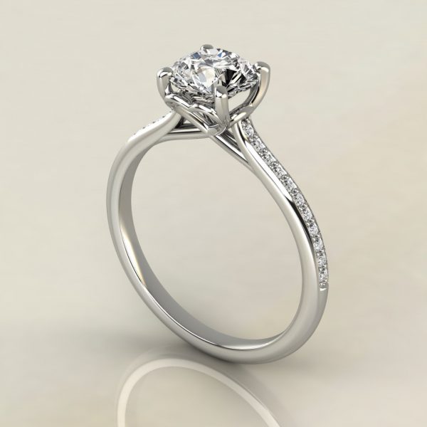 1.50ct Heart Cut Near White Moissanite 14KT Gold Wedding Engagement Heart Ring