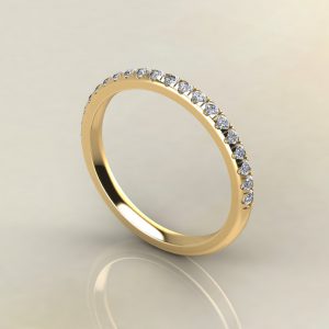B022 Yellow Gold 0.25Ct Wedding Band Ring
