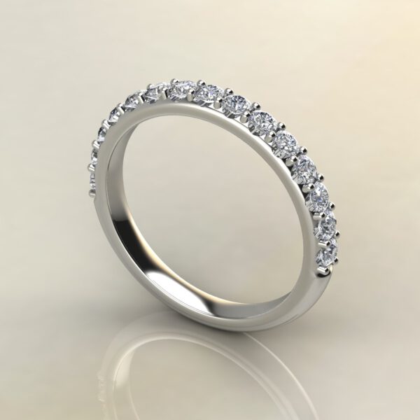 B037 White Gold 0.52Ct Wedding Band Ring