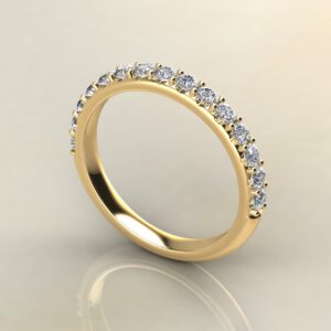 B037 Yellow Gold 0.52Ct Wedding Band Ring