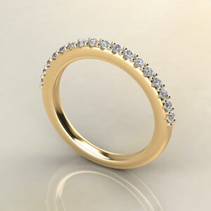 B041 Yellow Gold 0.31Ct Wedding Band Ring