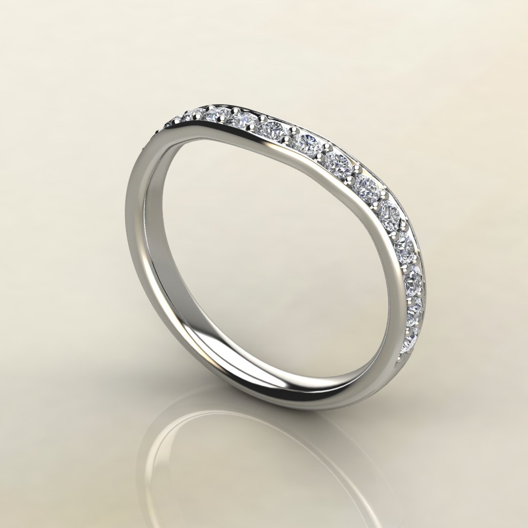 0.39Ct Lab Created Diamonds Wedding Band Ring - Yalish Diamonds