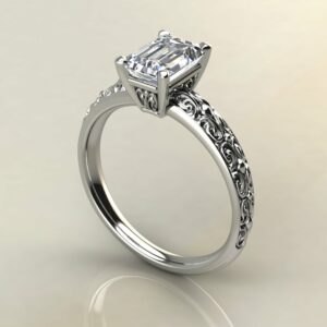 E105 Thumbnail Engagement Ring