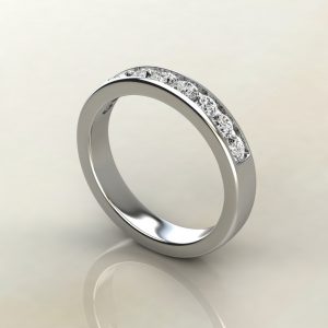 0.91Ct Round Cut Moissanite Men Wedding Band Ring
