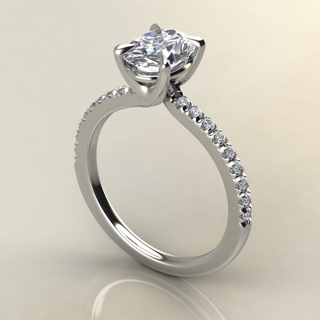 Cushion Cut Halo French Pave Engagement Ring, 4.15 Ctw J VS1 GIA –  Kingofjewelry.com