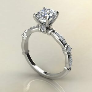 OV092 Thumbnail Engagement Ring