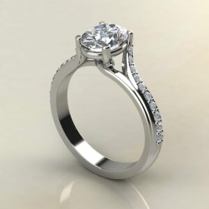 OV095 Thumbnail Engagement Ring