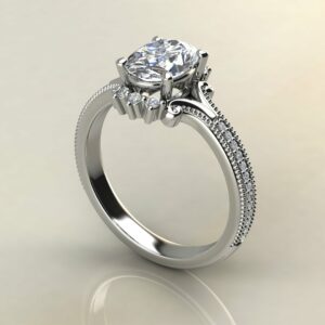 OV098 Thumbnail Engagement Ring