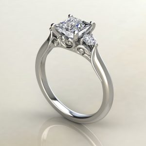 PS016 Thumbnail Engagement Ring