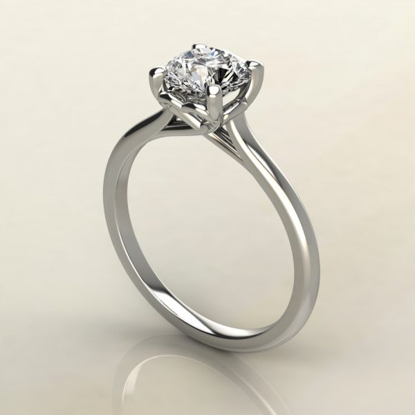 RS001 Round Cut Solitaire Heart Prong Engagement Ring by Yalish DIamonds