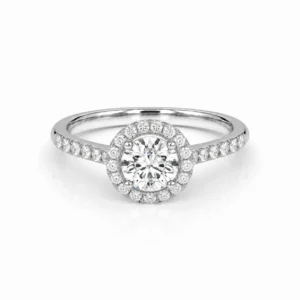 Halo Style Round Cut