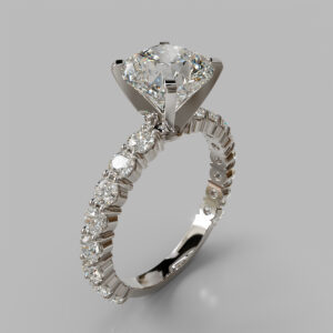 cushion-cut-diamond-side-stone-ring-white-gold-231.jpg video thumbnail