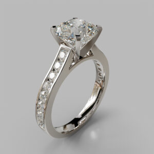 cushion-cut-diamond-side-stone-ring-white-gold-248.jpg video thumbnail