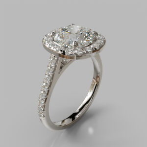 cushion-cut-diamond-halo-side-stone-ring-white-gold-265.jpg video thumbnail