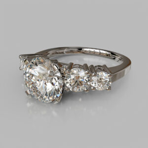 round-diamond-three-stone-accent-white-gold-ring-side-view-077 video thumbnail